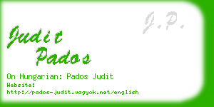 judit pados business card